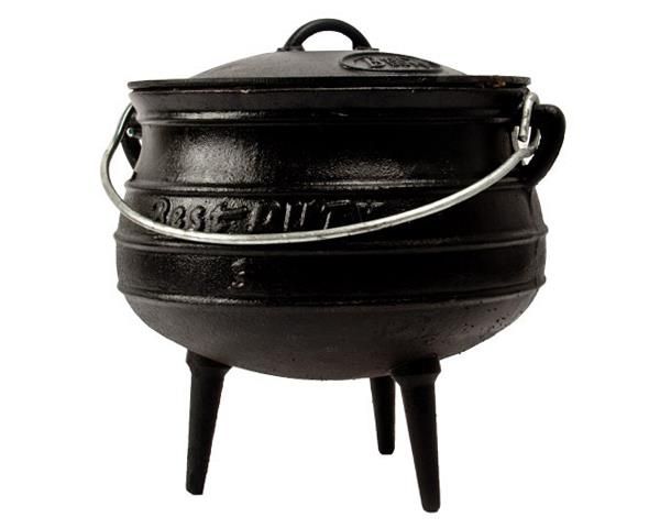 Bestduty 3 Legged Cast Iron Pot - 3.05kg