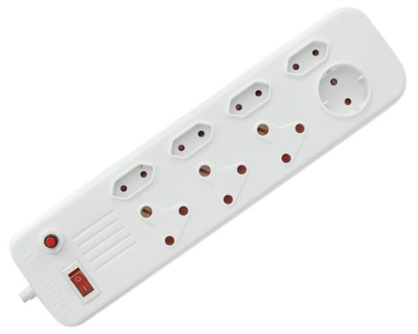 Digitech 8 Way Switched Multiplug - 3 x 16A &amp; 4 x 5A