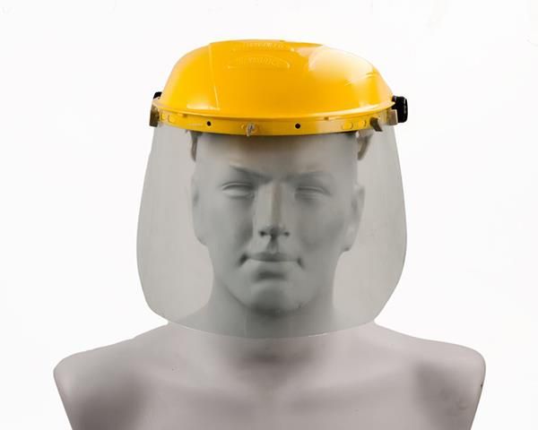 Skudo Safety Faceshield with Browguard - Clear