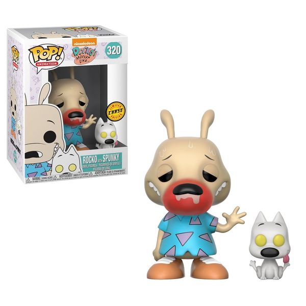 Funko Pop Rocko And Spunky With Sick Chase