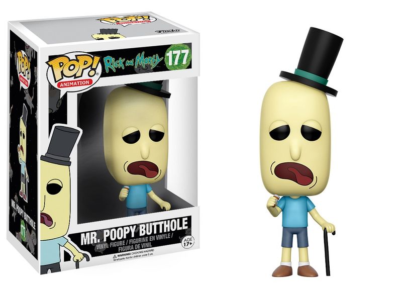 Funko Pop Rick &amp; Morty - Mr Poopy Butthole