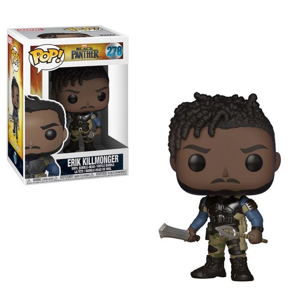 Funko Pop Bobble: Killmonger With Chase