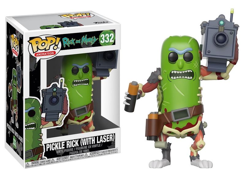 Funko Pop Rick &amp; Morty - Pickle Rick With Laser