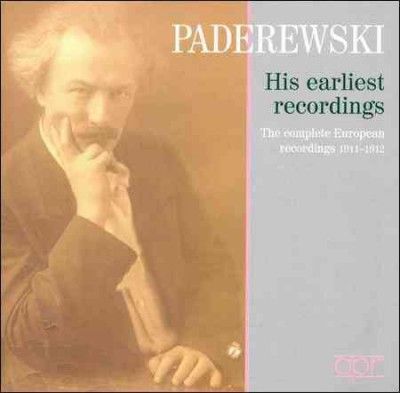Paderewski - His Earliest Recordings (CD / Album)