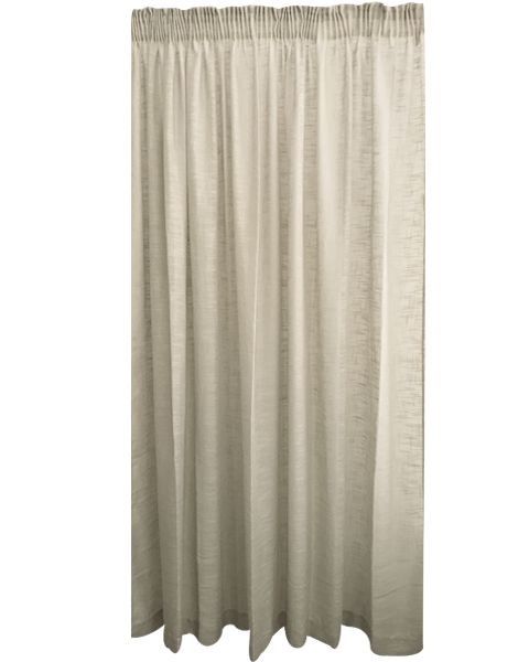 Whiteheads Curtain Sheer Textured Slub - Stone