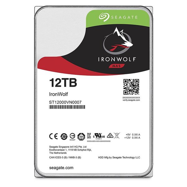 Seagate Ironwolf 12TB 3.5" SATA Internal Hard Drive