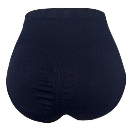 Seamless Butt Enhancer Panty - Black