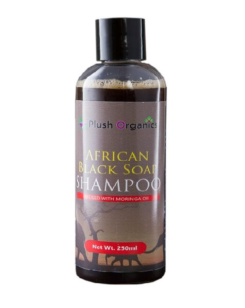 Plush Organics African Black Soap Shampoo (250 ml)