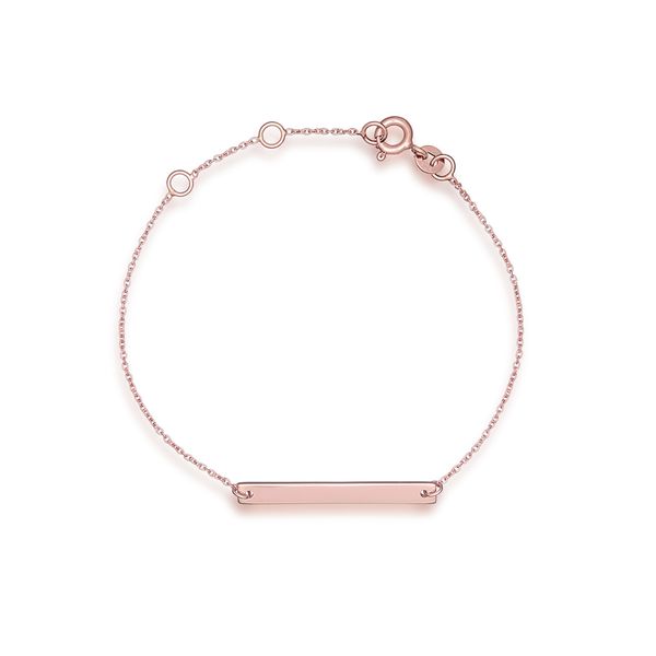Euvella Rose Gold Bar Bracelet