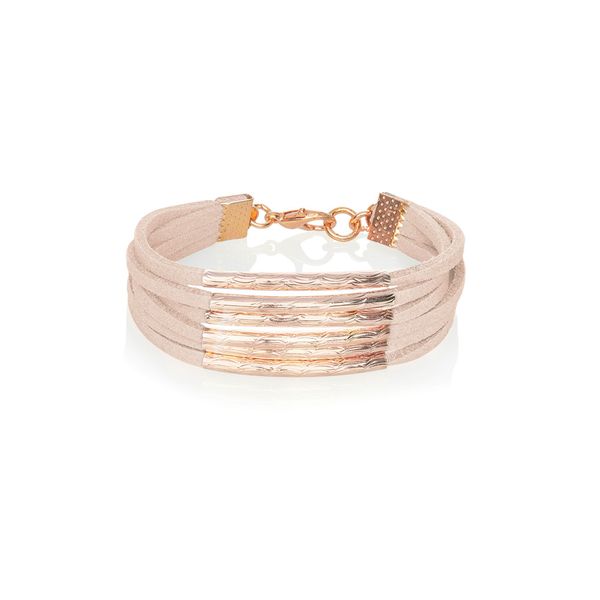 Euvella Suede Dulcet Bracelet - Nude