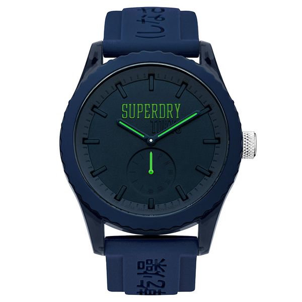 Superdry Men's Tokyo Colour Block Watch - Navy