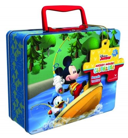 Mickey Mouse Puzzle In Lunch Tin