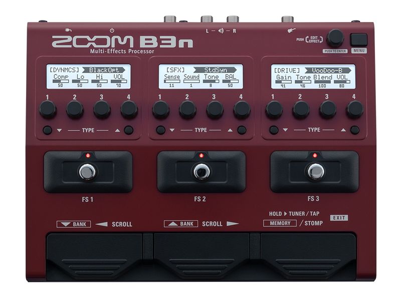 Zoom B3N Bass Multi Effects Pedal