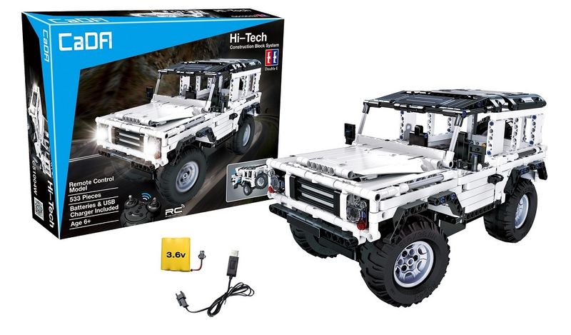CaDA Tech Remote Control Car - Land Rover - 533-Piece - 32cm Long