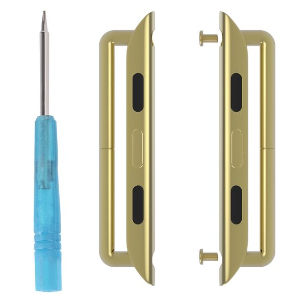 Classic Style Lugs for Apple Watch - Gold (38mm)