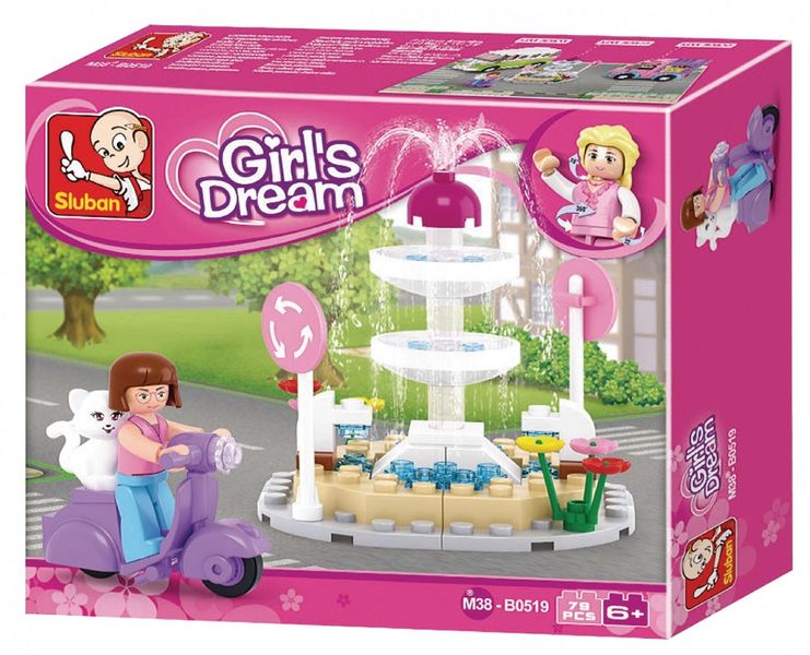 Sluban Girl's Dream Fountain - 79 Piece