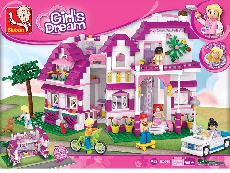 Sluban Girls Dream Seaside Village - 726 Piece