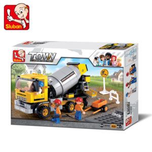 Sluban Construction Cement Mixer Truck - 296 Piece