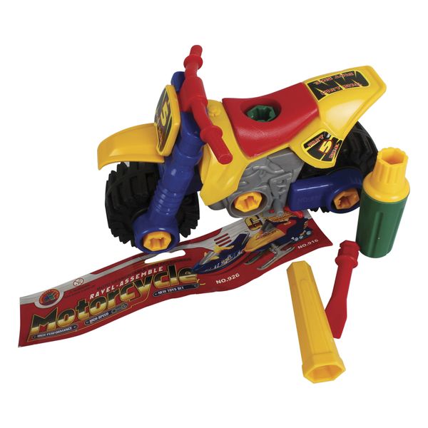 DIY Assembly Toy Motorbike