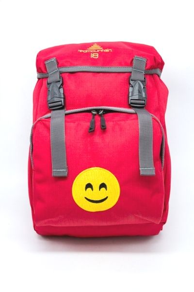 Red Mountain Graffiti 18 Smiley Emoji Bag/Backpack