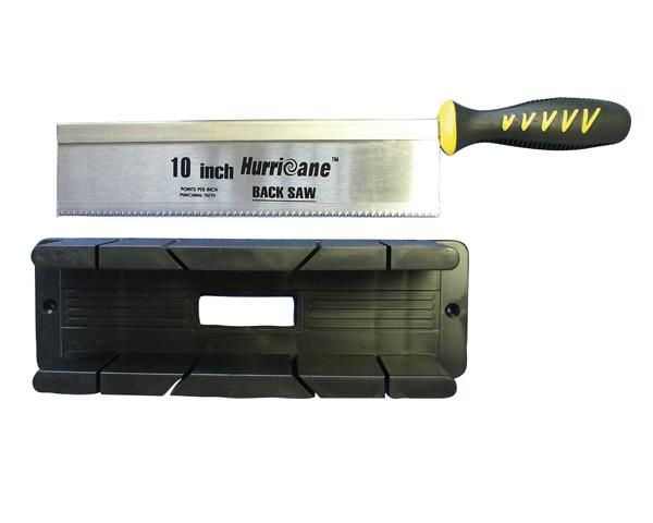 Hurricane Back Saw &amp; Mitre Box Combo