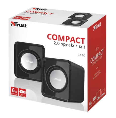 Trust compact sale 2.0 speaker set