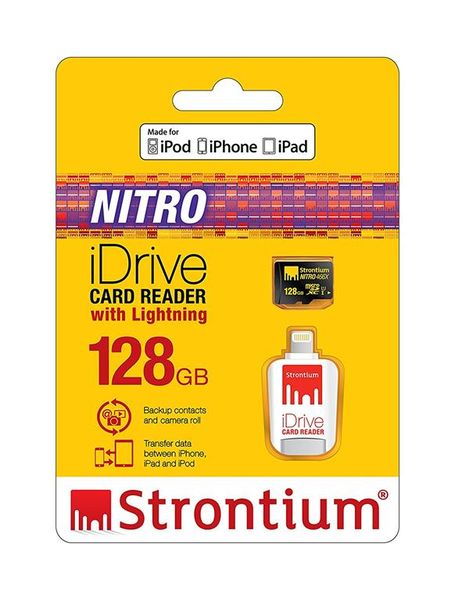 Strontium 128GB Nitro iDrive Card Reader