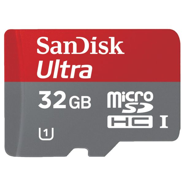 SanDisk 32GB MicroSDXC Memory Card with SD Adapter