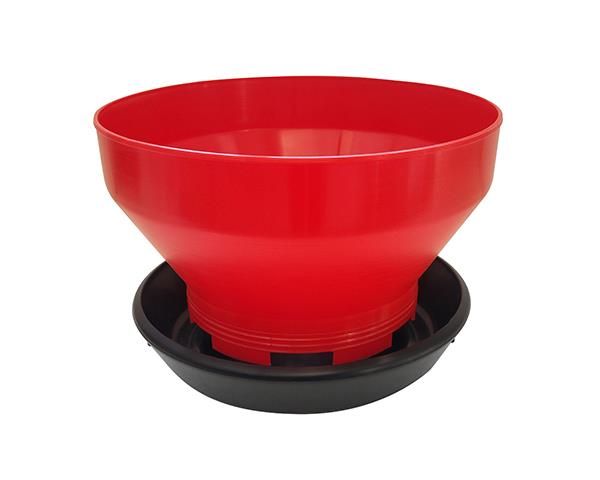 Poltek Poultry Tube Ribbed Feeder