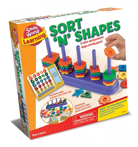 Small World Toys Sort 'n Shape Geometric Game