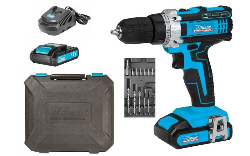 Trade Professional - Drill/Driver Kit - 18V Li-ion