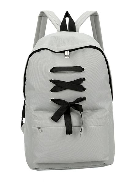 Medium Lace Up Front Pocket Backpack