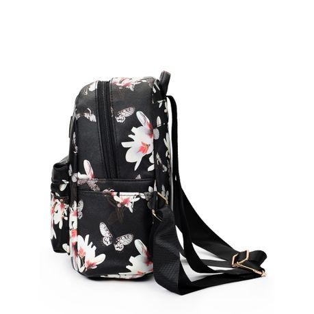 Backpack purse floral best sale