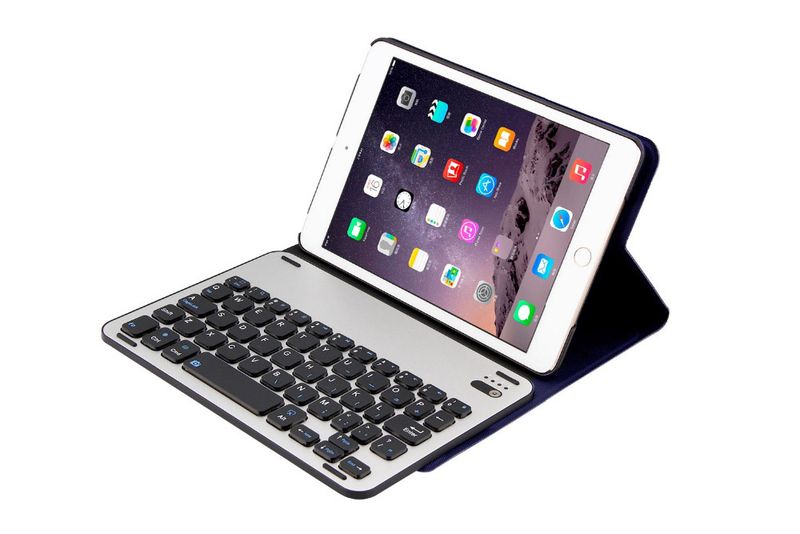 Bluetooth Keyboard &amp; Case for iPad Pro - Navy Blue
