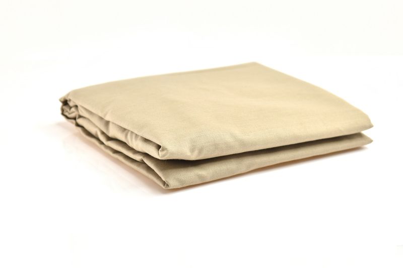 Cabbage Creek - Standard Cot Fitted Sheet - Beige