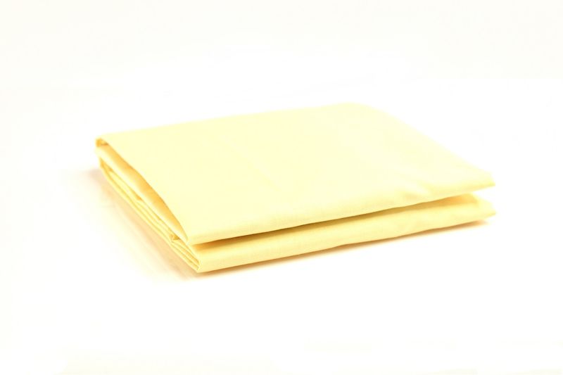 Cabbage Creek - Large Cot Fitted Sheet - Lemon