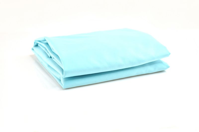 Cabbage Creek - Large Cot Fitted Sheet - Mint