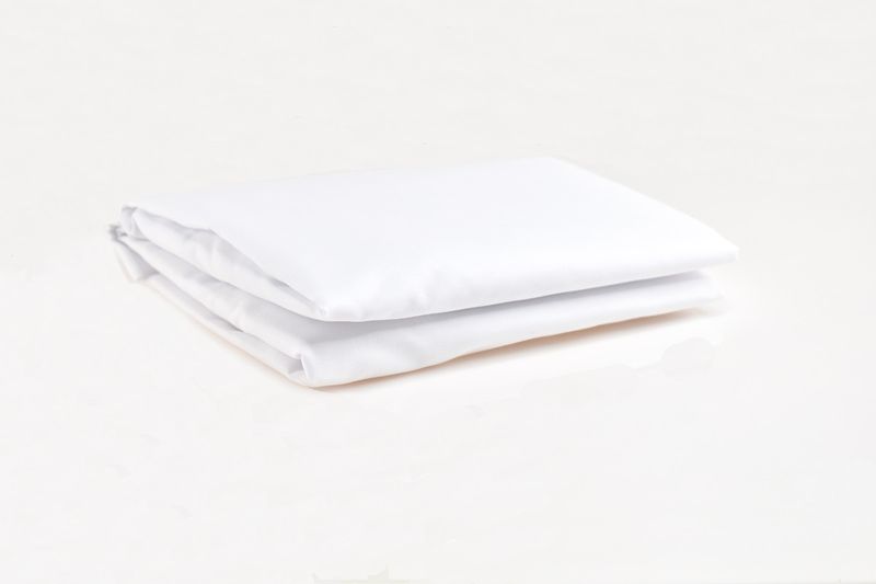 Cabbage Creek - Large Cot Fitted Sheet - White