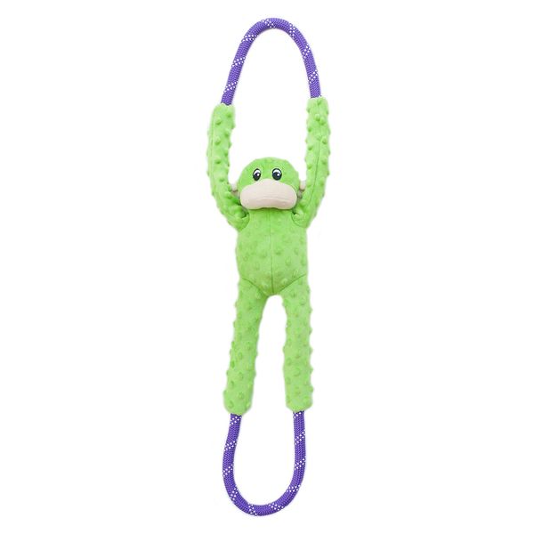 Zippy Paws Monkey RopeTugz Dog Toy - Green