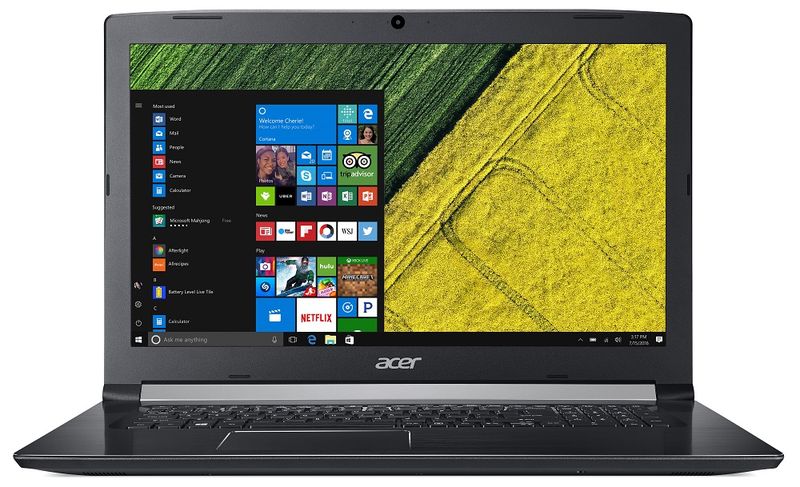 Acer A517-51GP Intel Core i5-8550U 17.3" Notebook - Black