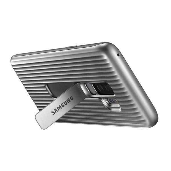 Samsung Standing Cover For Galaxy S9 Plus - Silver