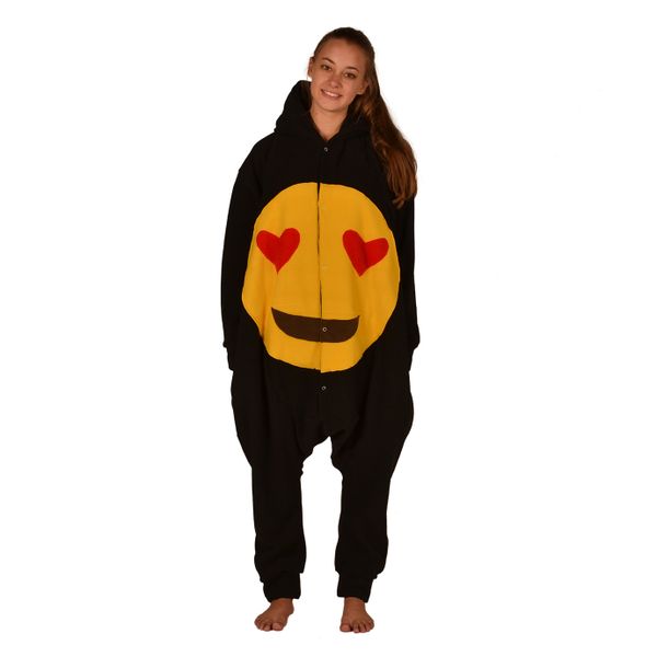 aFreaka Adults Emoji 2 Inspired Onesie - Black