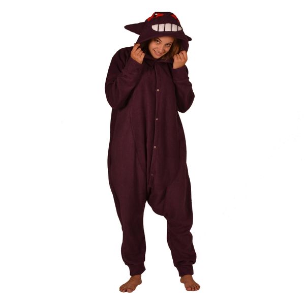 aFreaka Adults Gengar Inspired Onesie - Purple