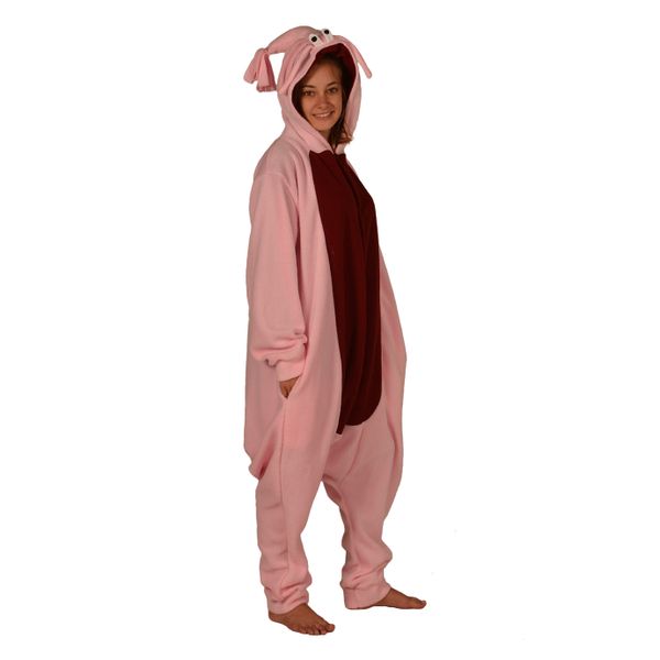 aFreaka Adults Prawn Onesie - Pink