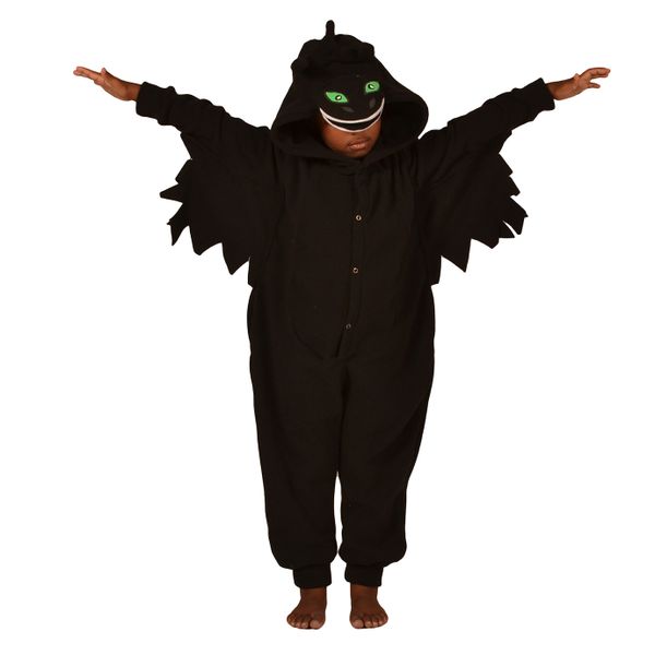 aFreaka Kids Toothless Inspired Onesie - Black