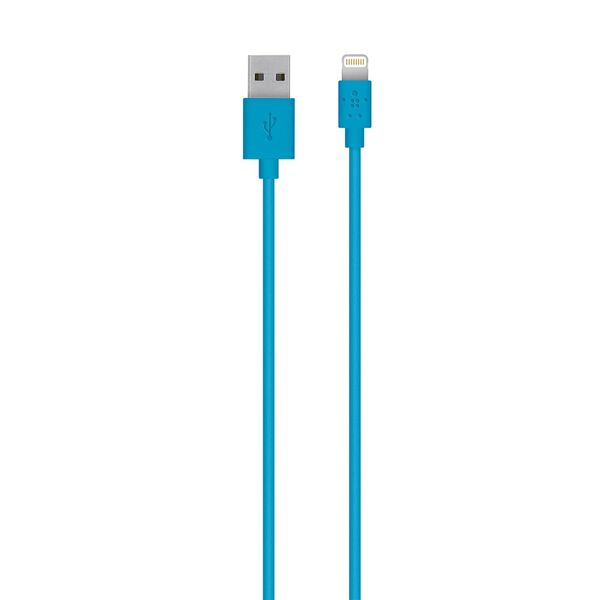 Belkin 1.2 M Light-USB Charger - Blue