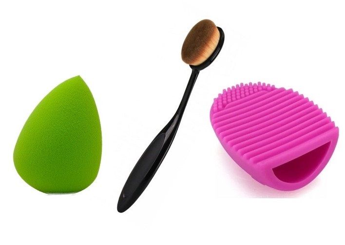Makeup Tool Set 3 Piece - Multicoloured