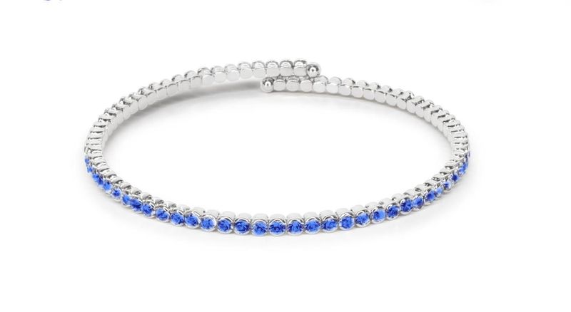 Lambretta Women's Blue Bangle - 2mm