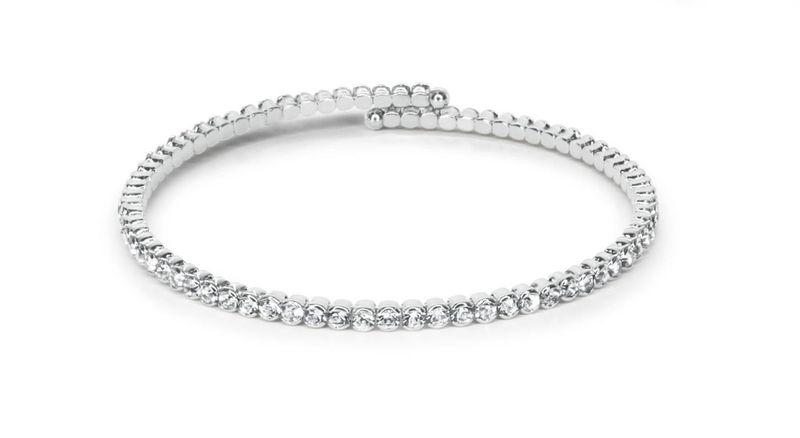 Lambretta Women's Silver Bangle - 2mm