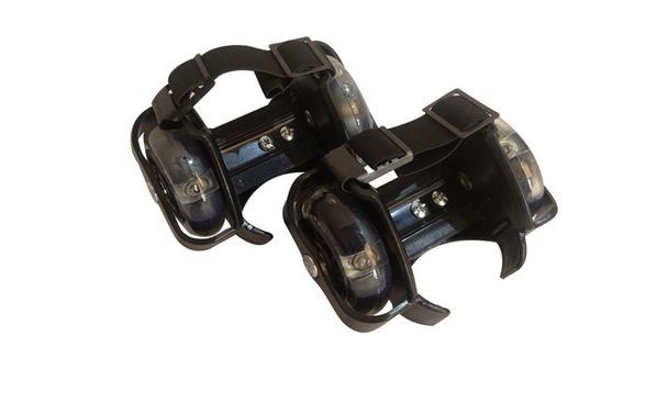 Iconix Roller-Flashing Heel Skate for Kids - Black